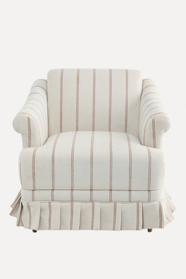 Country Chenille Stripe Armchair from Next