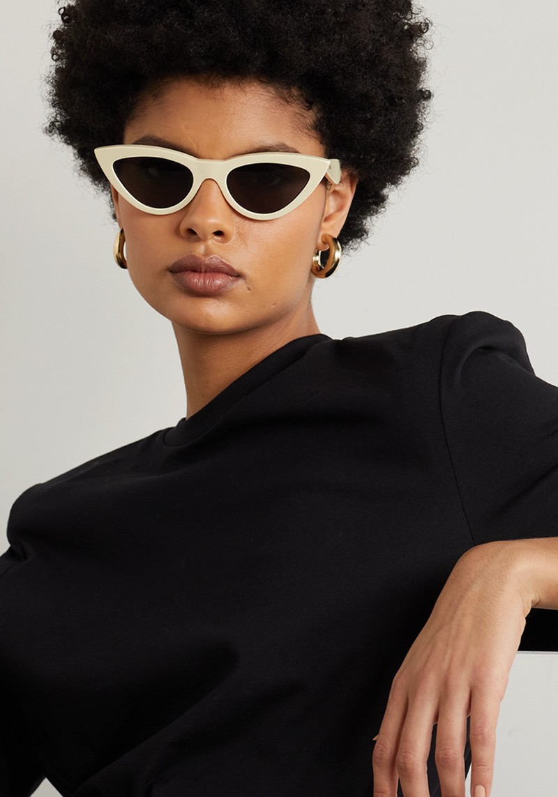 Cat-Eye Acetate Sunglasses from Celine Eyewear