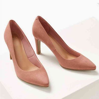 Stiletto Heel Pointed Court Shoes