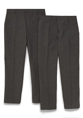 Slim Leg School Trousers