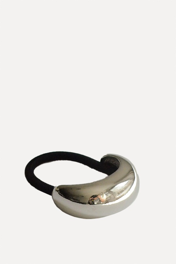 Narrow Crescent Metal Cuff Hair Tie from narshaStyle