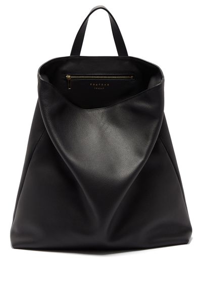 Fluke Grained-Leather Tote Bag