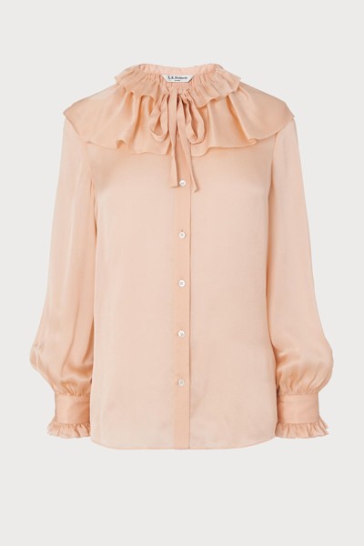 Ariella Pink Silk Blouse from L.K. Bennett