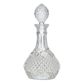 Diamond Cut Crystal Decanter