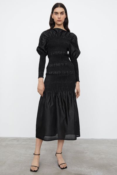 Smocked Cocktail Dress, €336 (was €560) | Totême