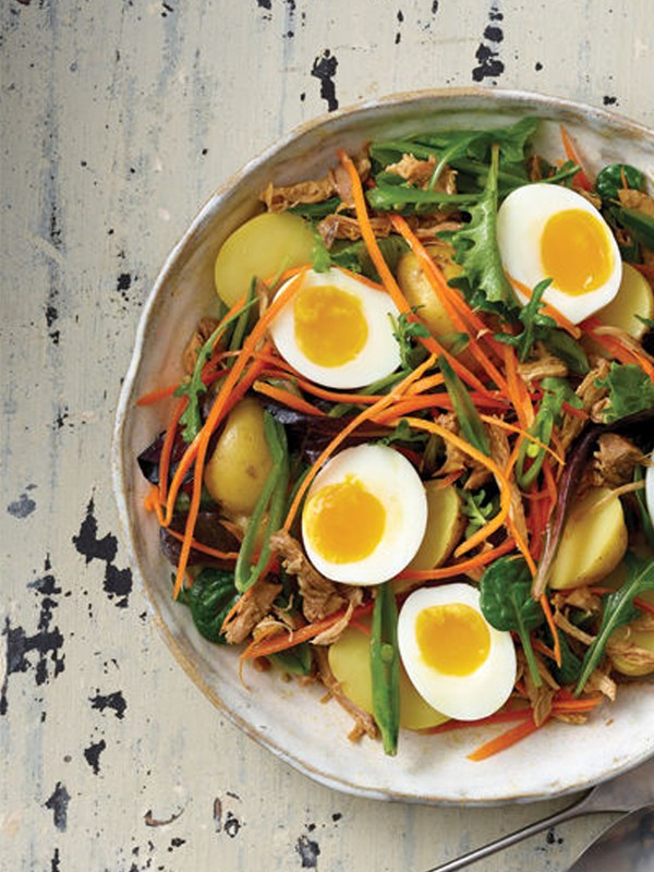 Boiled Egg Chicken Salad