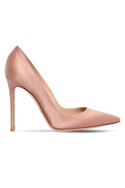 100mm Gianvito Satin Pumps from Gianvito Rossi