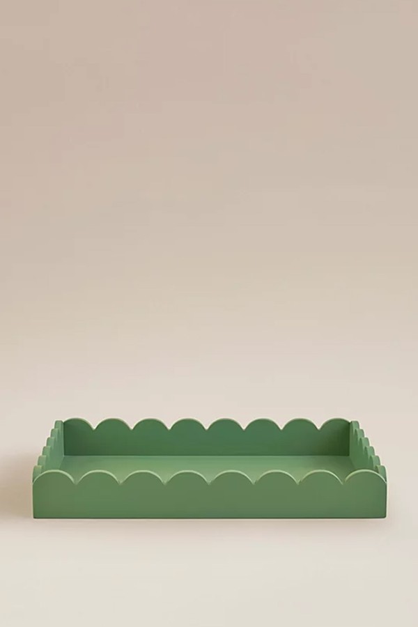  Large Scalloped Tray from George At Asda