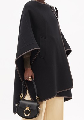 Double Faced Virgin Wool Blend Cape from Chloe