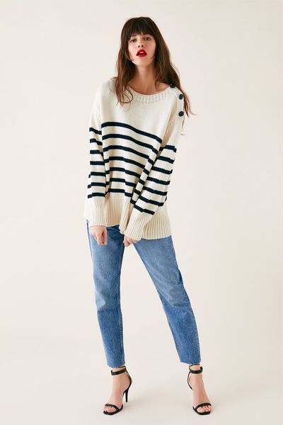 Striped Knit Sweater