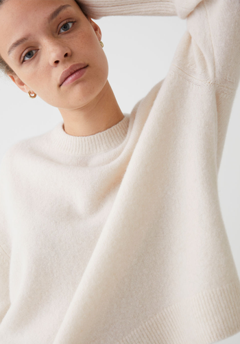 Crew Neck Wool Knit Jumper