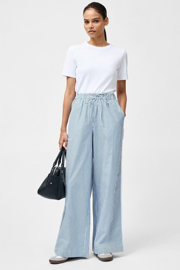 Cambria Stripe Wide Leg Trousers from French Connection