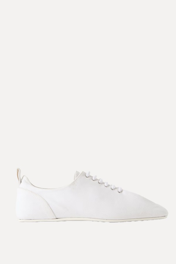 Recycled Cotton-Twill Sneakers from TOTEME
