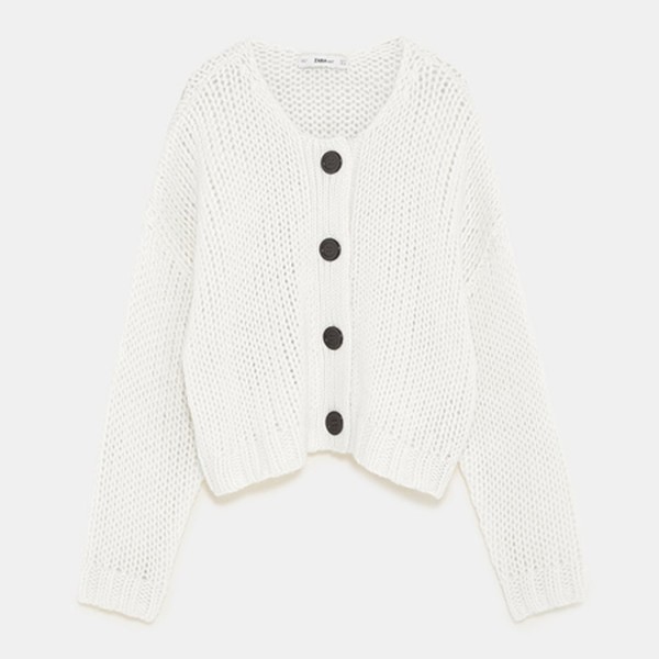Buttoned Cardigan from Zara