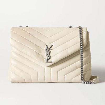 Quilted Leather Shoulder Bag from Saint Laurent