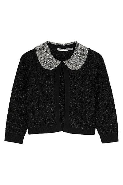 Akira Metallic Knitted Cardigan from Alice + Olivia