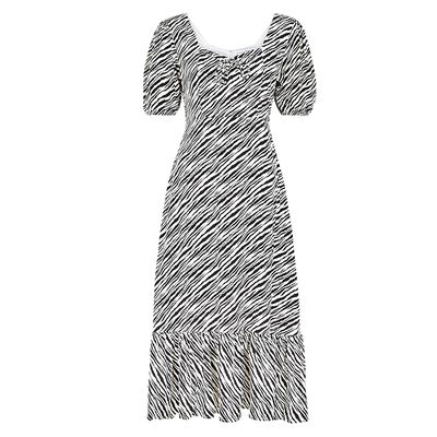 Gabriela Animal-Print Midi Dress from Faithfull The Brand