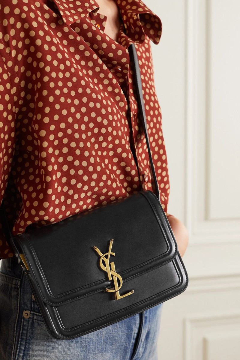 Solferino Small Leather Shoulder Bag from Saint Laurent