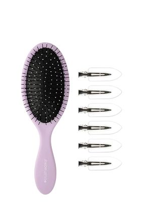 Luxury Purple Hair Styling Set from Brushworks