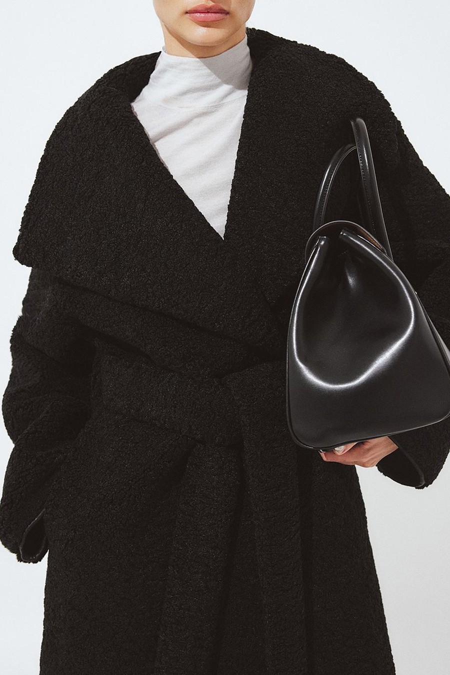 High Neck Teddy Coat from NA-KD