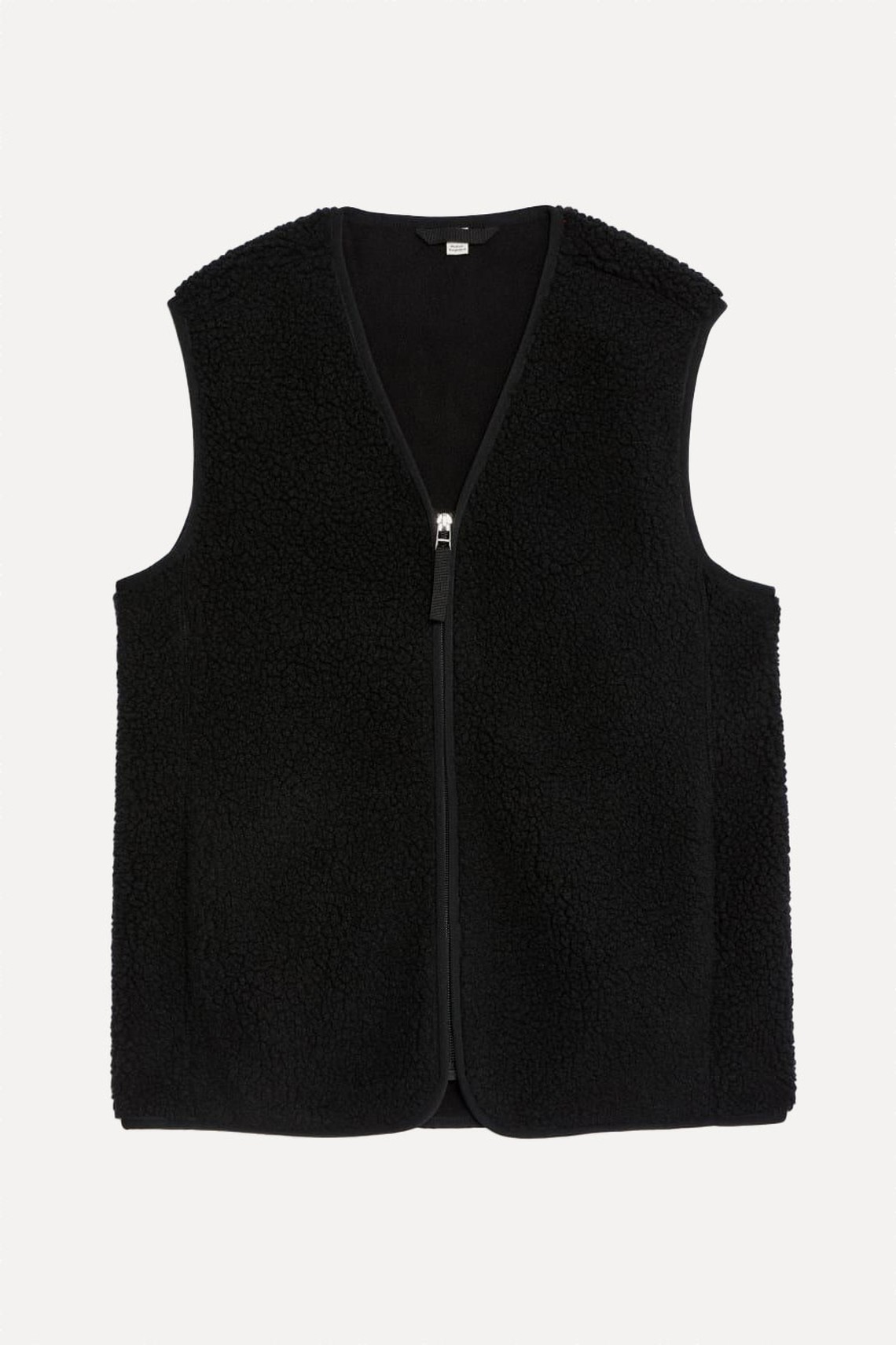 Borg Lightweight Collarless Gilet from M&S