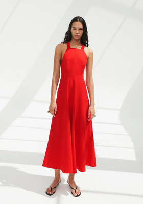 Dress With Linen, £29.99 | Zara