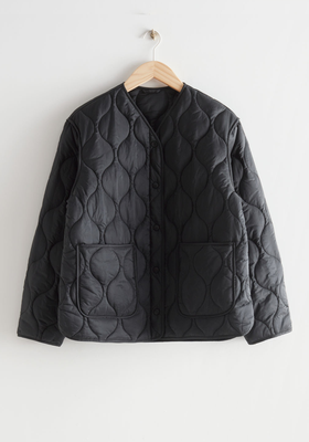 Boxy Wave Quilted Jacket from & Other Stories