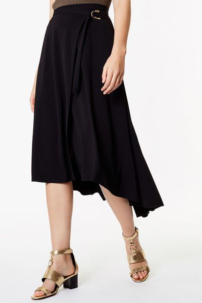 Belted Midi Skirt