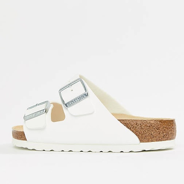 White Buckle Sandals from Birkenstock