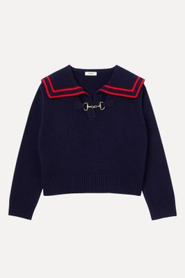 Sweater With An Open Collar from Sandro