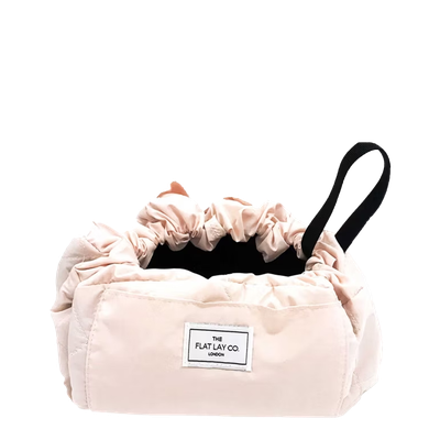 Open Flat Drawstring Makeup Bag from The Flat Lay Co.