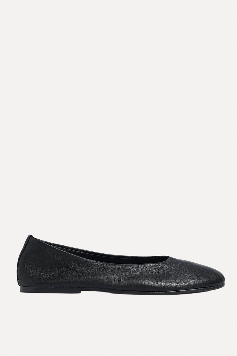 Unlined Leather Ballerinas