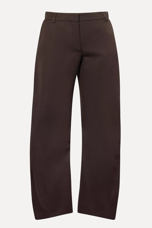 Mid-Rise Barrel-Leg Wool Trousers from Acne Studios 