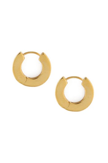 Flat Huggie Hoop Earrings from Orelia