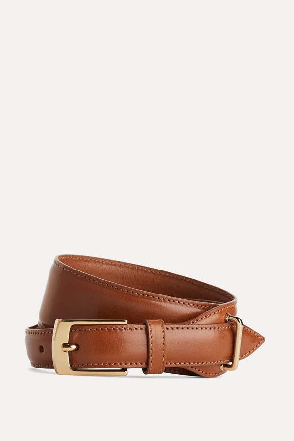 High Waist Leather Belt from ARKET