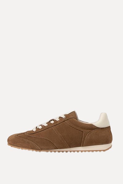 Leather Retro Trainers from Stradivarius