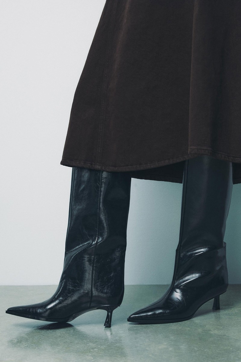 Kitten Heel Boots from Zara