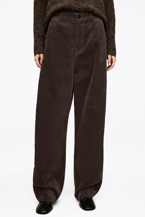 Barrel-Leg Corduroy Trousers from COS