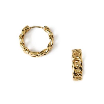 Chain Huggie Hoop Earrings from Orelia London