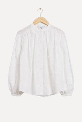 Voluminous Stand Collar Blouse  from & Other Stories