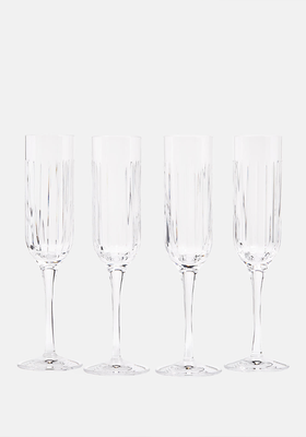 Roebling Cut Crystal Flutes from Soho Home
