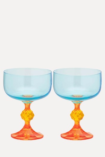 Set Of 2 Paradise Cocktail Glasses from Anna + Nina