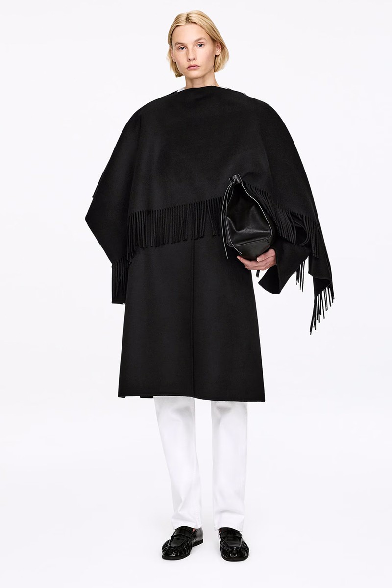 Doublé Wool-Blend Cape Coat from ARKET