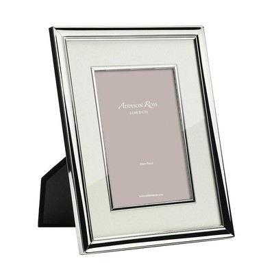 Silver Photo Frame With Cream Mount & Bezel from Addison Ross