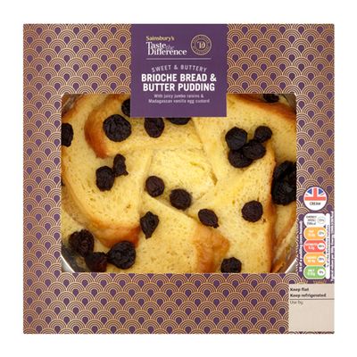 Brioche Bread & Butter Pudding from Sainsbury's