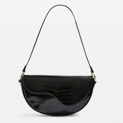 Demi Crocodile Shoulder Bag