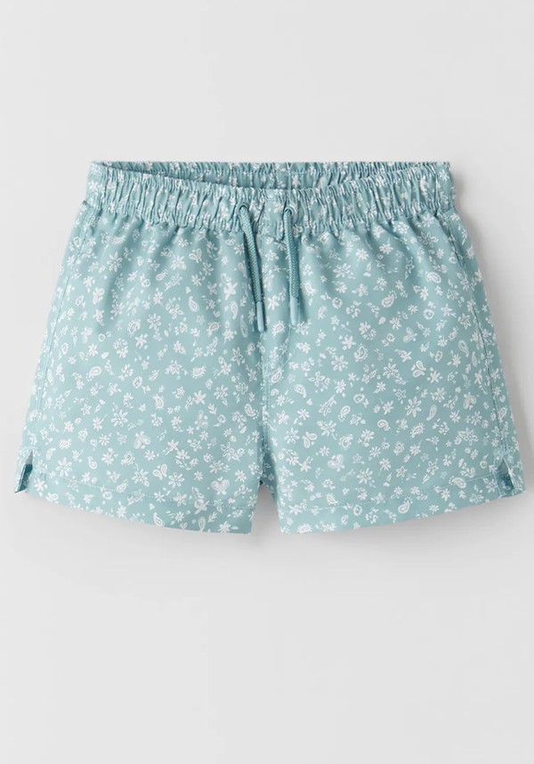 Floral Swim Bermuda Shorts from Zara