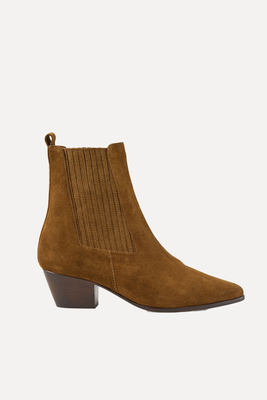 Suede Amelya Ankle Boots from Sandro