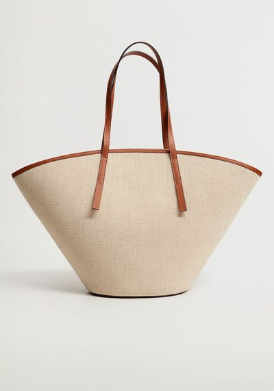 Jute Basket Bag from Mango