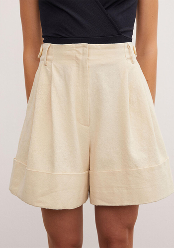 Damapana Cotton-Linen Shorts from By Malene Birger